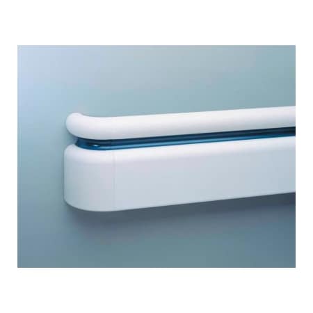 Pawling Pawling PETG Handrail/Crashrail Combination, 12' x 1-1/2 x 6-1/4 BR-400P-12-4
